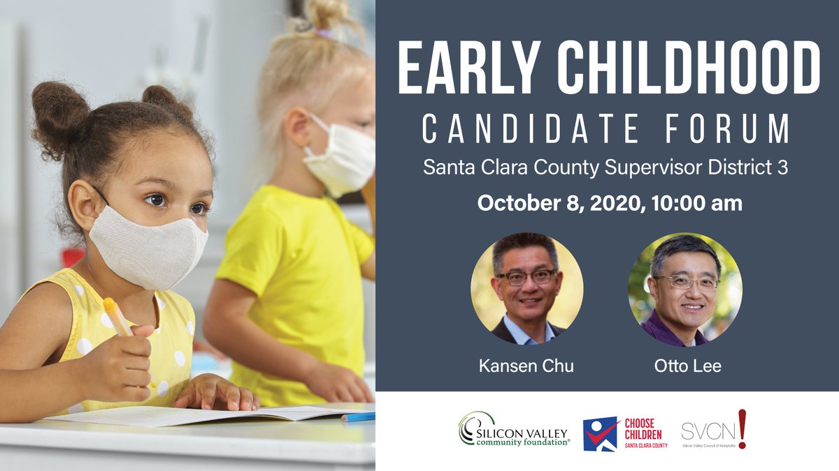  @wendylho is reminding folks that we are hosting another candidate forum focused on children's issues next week! Register: https://svcn.regfox.com/choose-children-candidate-forum