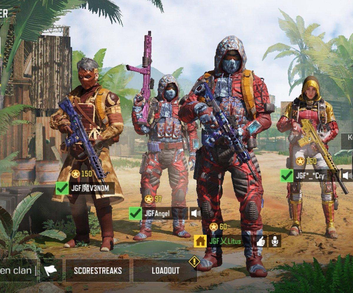 JGF_Gaming's tweet photo. Some unusual suspects. #JGF #JustGoodFellas #CoDMobile https://t.co/5SN7wgh2Rv
