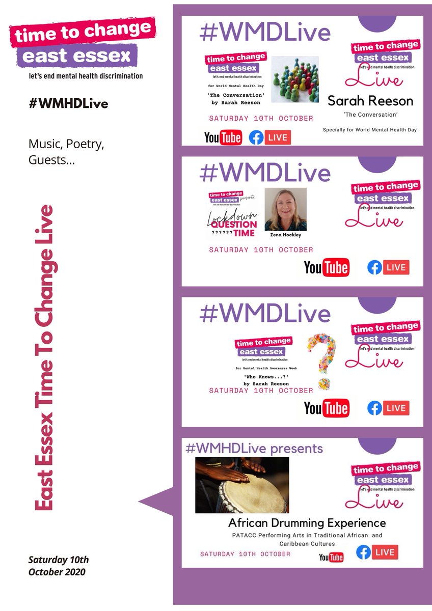 MarkDaleBas's tweet photo. It’s shaping up to be a great event please share and tune in live 10th October 2020 #WMHDLive with @EastTtc https://t.co/c14B8lIsTv