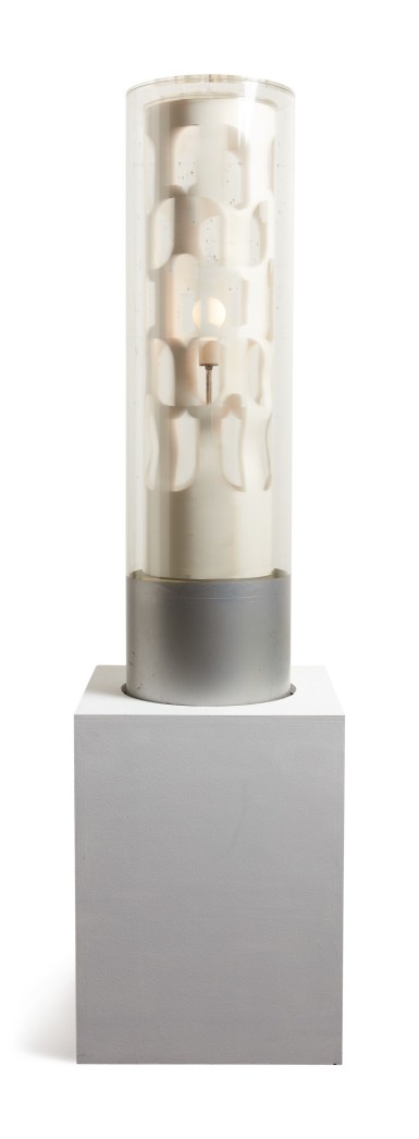 Sothebys's tweet photo. #AuctionUpdate: Brion Gysin's most famous artistic invention, the 'Dreamachine' fetches $32,760 - more than 40x its $800 high estimate! #DearKeith https://t.co/DAmuY4ETdY