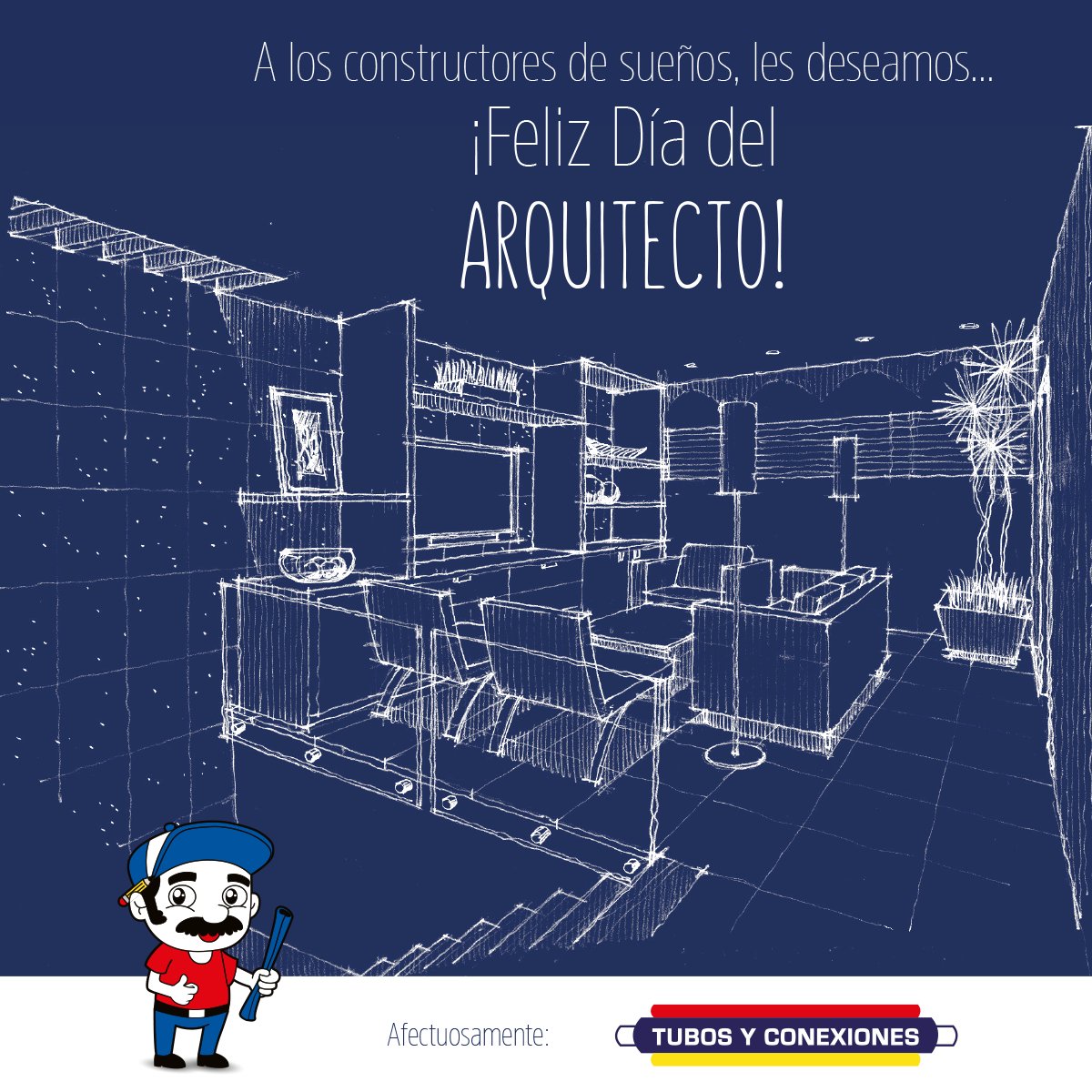 Felicidades a todos los Arquitectos hoy en su día.
El Maestro Beto felicita a los constructores de sueños.
#TubosContigo