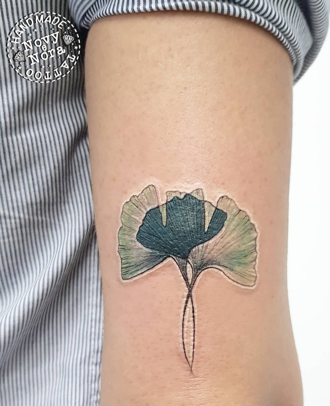 Tattoo tagged with big diegorodriguez facebook ginkgo leaf japanese  leaf nature shin twitter  inkedappcom