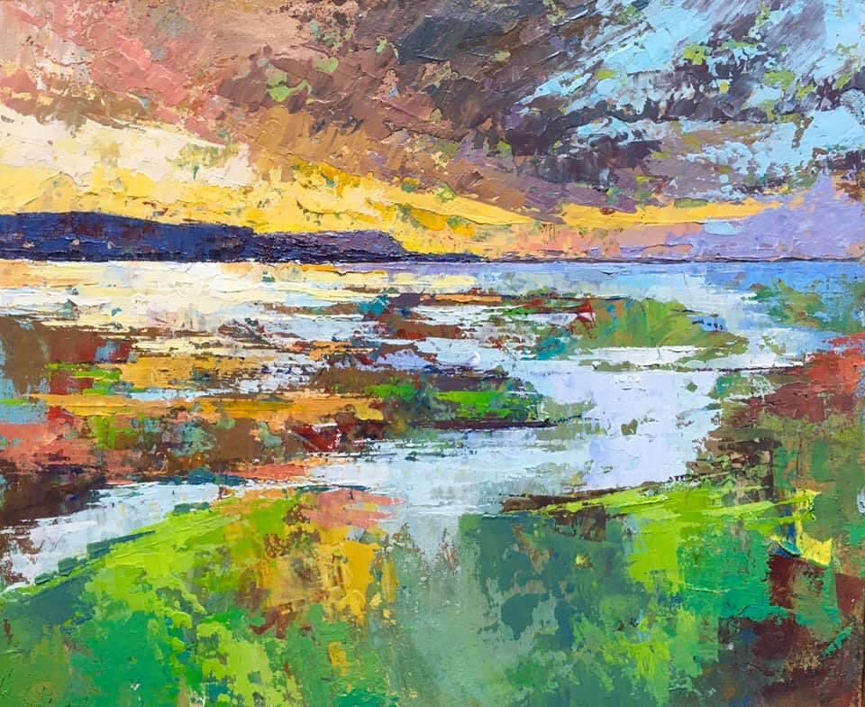 Afon Nyfer, Trefdraeth / Nevern Estuary, Newport Pembs.

#sirbenfro #afonnyfer #nevernestuary #newportpembs #trefdraeth #parrog #pendinas #dinashead #pembrokeshire #estuary #fineart #yagym #welshart @newportpembs @PembsPlaces