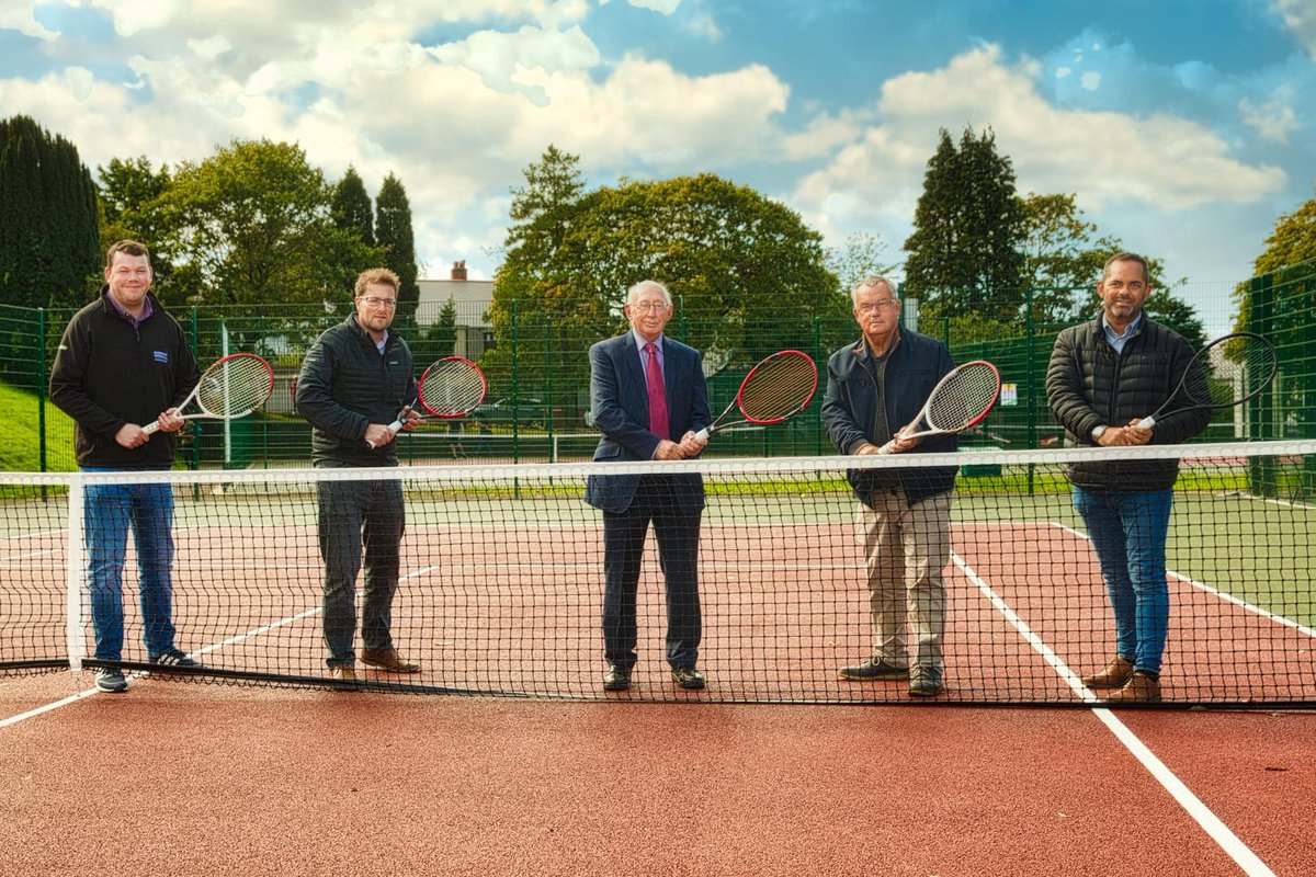 Great to meet with some of our funders at the courts last week. Our thanks go out to Tennis Wales and Sport Wales for major investments in the scheme and to Morgan Sindall, Hornbill Engineering and Cllr. John Warman for their contributions. Neathtennis.net