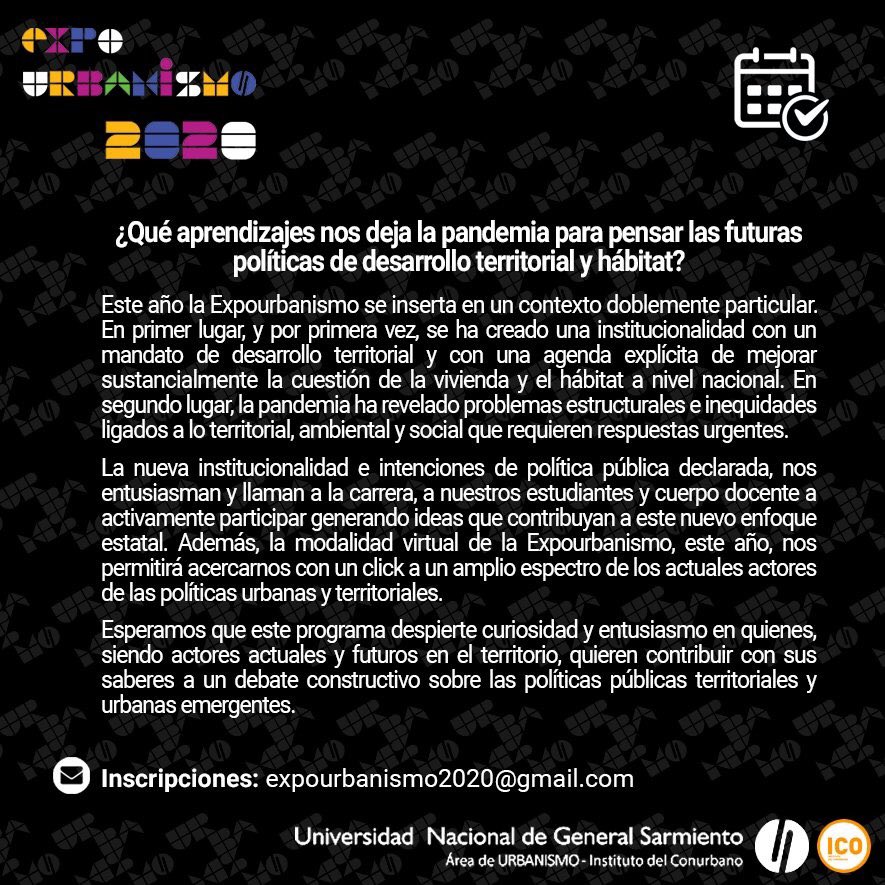 Urbanismo UNGS tweet media