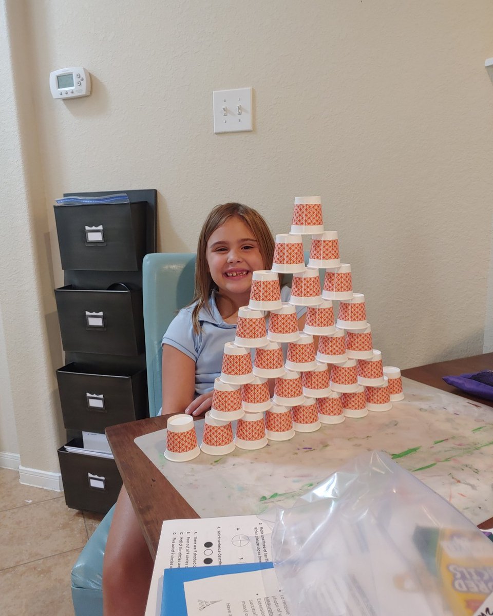 EpiphanyMagi's tweet photo. Our STEM engineers are learning about sound structural engineering -- both virtually and in the classroom! #ecsmagi #epiphanymagi #engineering #STEM #virtuallearning #catholicschool #catholiceducation #katytx #ktx https://t.co/Ilmt6WzeDA