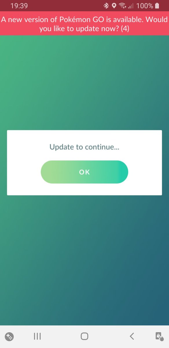 marcel1z's tweet photo. Whats going on? There is no update present in the store. But it wants one. So i can't login @NianticHelp @PokemonGoApp https://t.co/UojJTNDRLs