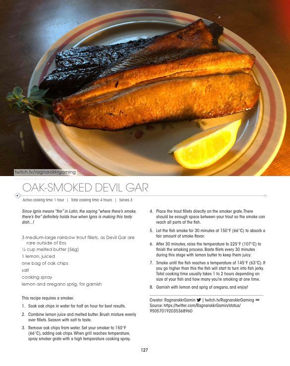 Looks like <a href="/hello_malika/">Malika Lim Eubank</a> has her camp cooking menu all planned out for her with this unofficial fanmade #FFXV cookbook by <a href="/CookingWithIggy/">Unofficial FFXV Community Cookbook</a> 

What recipe would you like to try first? 
sites.google.com/view/ffxvcookb… 
#travelswithhyper