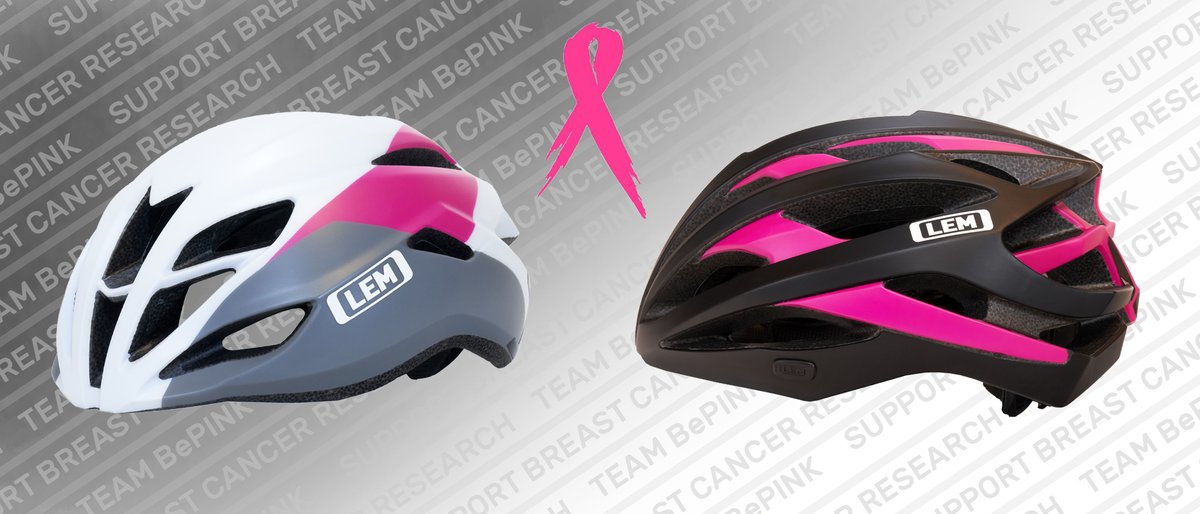 LEM Helmets (@lem_helmets) on Twitter photo This month, we'll be donating 10% of sales of our limited edition Team BePink Gavia & Volata helmet colors to <a href="/BCRFcure/">The Breast Cancer Research Foundation</a>. The collaboration is inspired by our partnership with W's pro team @BePinkElite. More: bit.ly/33gR9ls #ridelem #pinkladies #bcrf #breastcancer This month, we'll be donating 10% of sales of our limited edition Team BePink Gavia & Volata helmet colors to <a href="/BCRFcure/">The Breast Cancer Research Foundation</a>. The collaboration is inspired by our partnership with W's pro team @BePinkElite. More: bit.ly/33gR9ls #ridelem #pinkladies #bcrf #breastcancer