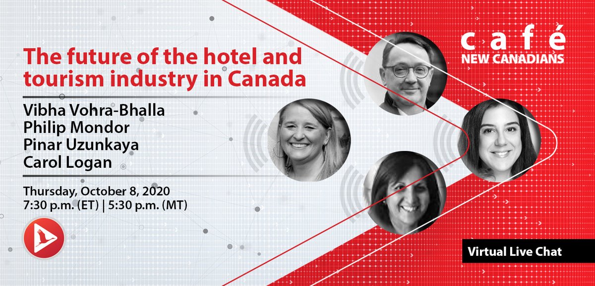 TourismHRCanada's tweet photo. Next week: @NewCdns hosts a live virtual chat discussing the #DestinationEmployment program, opportunities for newcomers to Canada, and the future of tourism & hospitality.
Register here to join our President, Philip Mondor, and other industry leaders ➡️ https://t.co/lbfyLDeVIB https://t.co/96WOwigecb