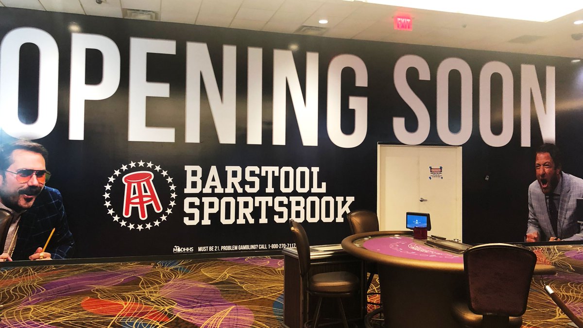 HwoodGreektown's tweet photo. Coming soon to Greektown Casino. #BarstoolSportsbook https://t.co/EVqy3AoWWJ