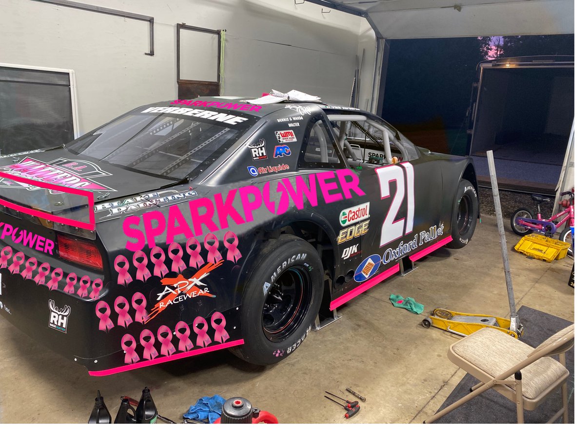 RackHunterCamo's tweet photo. Up to 65 ribbons sold on the #21 so far! $5 per ribbon & all proceeds go to the Breast Cancer Society of Canada. You can donate via e-Transfer to VerberneMotorsports@yahoo.ca
Watch or Listen live this Saturday
@FlamboroSpdwy / @Racetimeradio @GForceTVNetwork
#SaveTheRack https://t.co/gFJNDA82sf