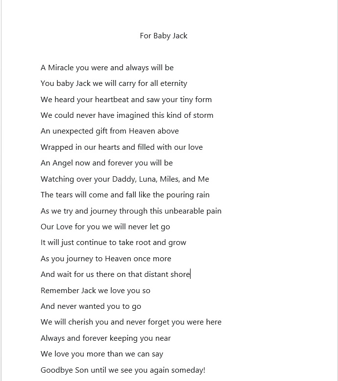SpiritswalkingC's tweet photo. @chrissyteigen I wrote this for you Chrissy, Luna and Miles as a way to maybe express a little bit of how you are feeling.  My love and thoughts are with you this day and always. https://t.co/HsoERJaXr1