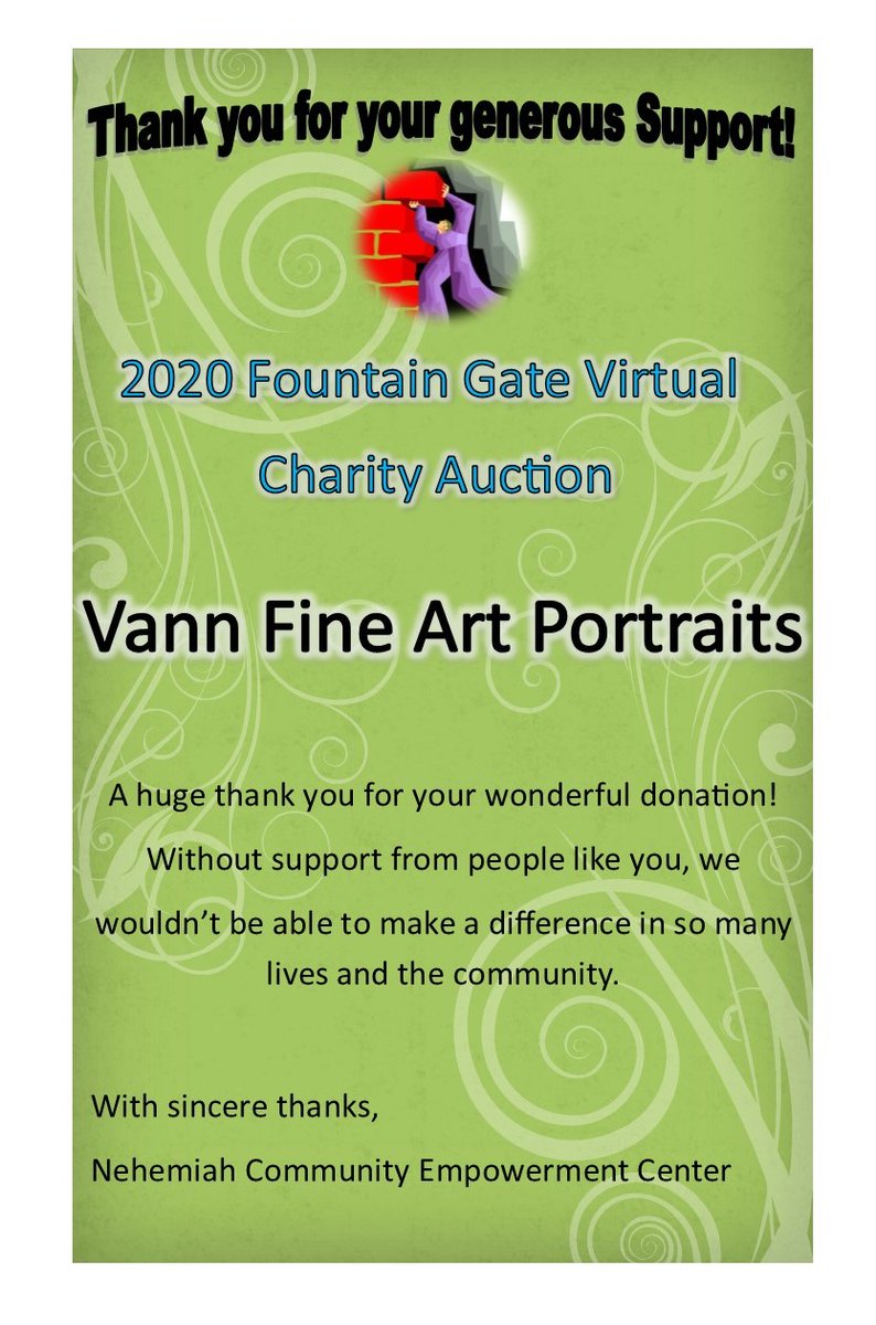 Jldepee's tweet image. Vann Fine Art Portraits
fountaingate.givesmart.com