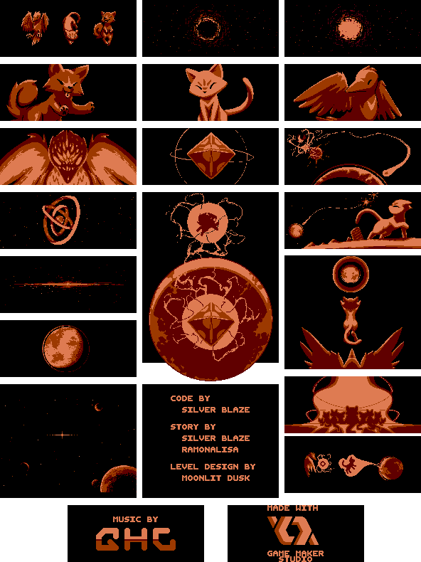 PinkBubbleDev's tweet photo. Intro Slides from #MicroKittyGame.
#pixelart #8bit #retro #gamedesign #indiegamedev #gamedev #indiedev https://t.co/4BwYLR45GX