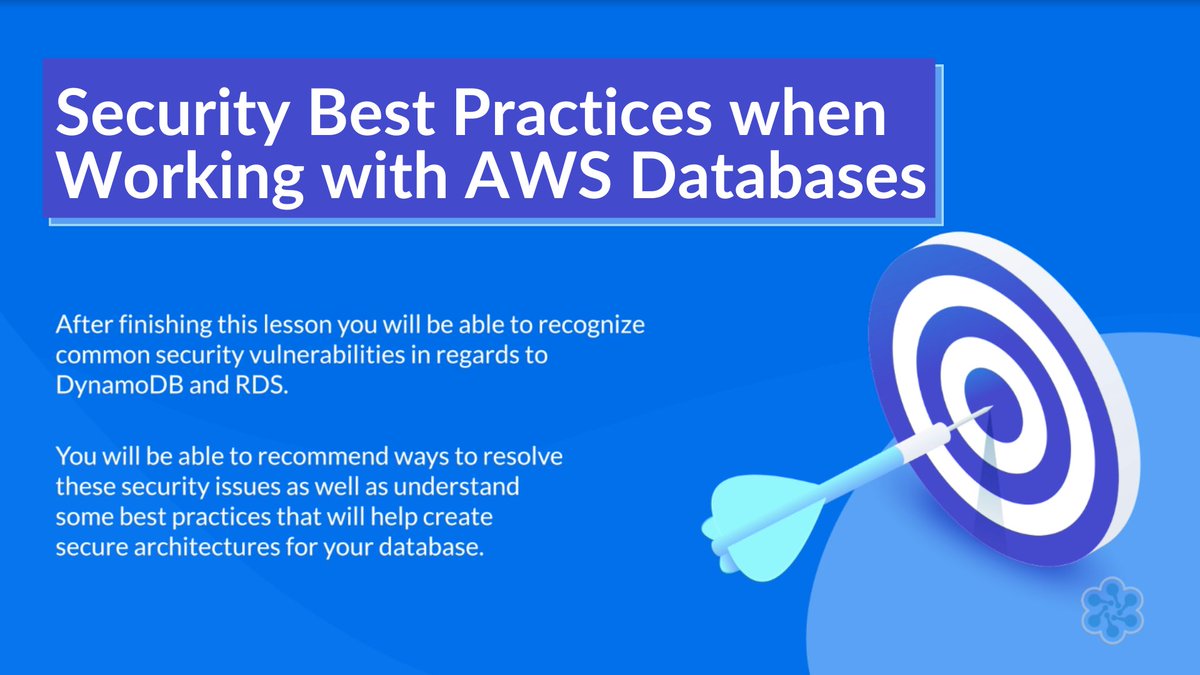 QANorthAmerica's tweet photo. [🚦 New Course by @WilliamLMeadows] Discover our new course that explores the security best practices when working with #AWSdatabases, specifically looking at #RDS and #DynamoDB with some extra content related to Aurora.
Start training now! https://t.co/wBZnjfFD8T https://t.co/6YfAZJJXJs