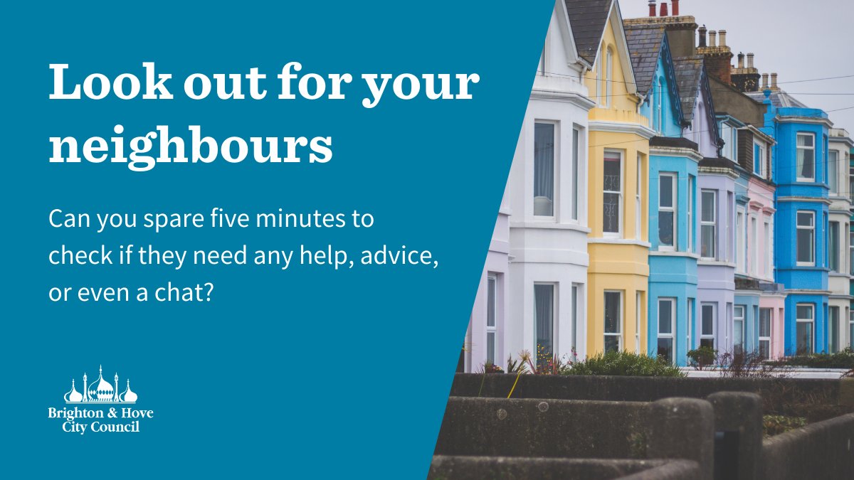 If you haven’t seen one of your neighbours in a while or you know they live alone, you might be able to help them:
🛒collect shopping
📲 order online
😷understand the city and rules post lockdown
🏥get specialist or medical support 

➡️ More info: ow.ly/dArb50BtZE4