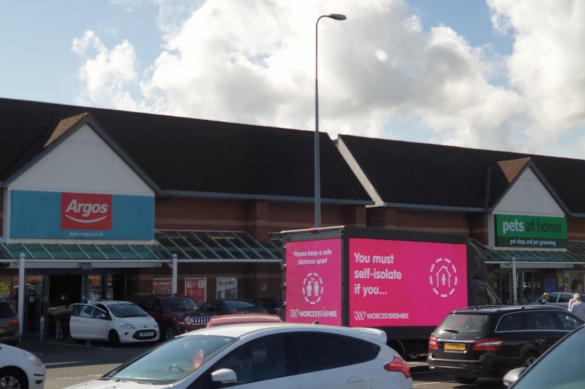 Check out these vans carrying messages to help beat the virus. Maybe you'll spot them in our district, say... tomorrow and over the weekend perhaps? 😉 Let us know, share your pics!