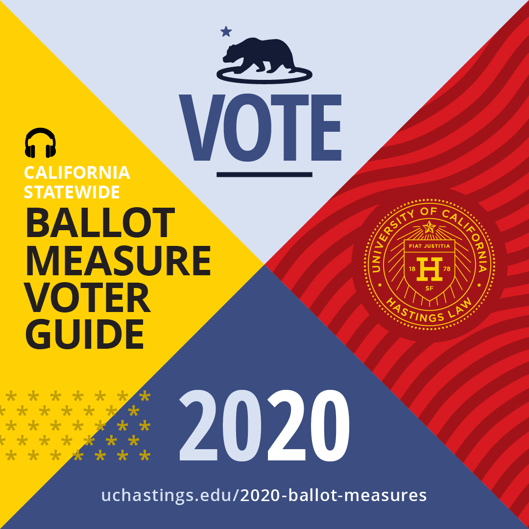 uclaw_sf's tweet image. Available now: Ballot Measure Voter Guide. #UCHastings professors breakdown and provide analysis on the ballot measures CA residents will be voting on this November. 

Make sure to be informed before the election next month. 

Check it out: uchastings.edu/2020-ballot-me…