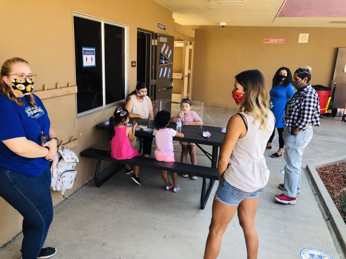 Sunset Hills @sunsethillsneu officially opened for all students today; however, staff there have been meeting with individuals and small groups of students for several weeks now.  Indoors, outdoors, virtually - we’ve got this! #PUSDSTRONG <a href="/PowayUnified/">Poway Unified</a>