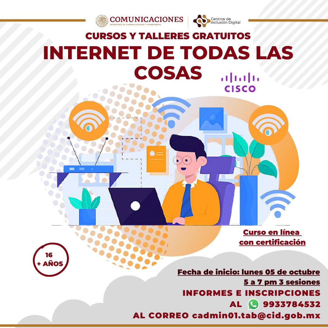 SEDEC_Tab's tweet photo. #SEDEC te invita a participar en las actividades de capacitación #EnLínea para obtener habilidades digitales que se realizan por parte del Centro de Inclusión Digital sin costo. Desarrolla tus capacidades para emprender e innovar.
Más información al 9933784532
#EmprenderTabasco https://t.co/sefbyUnwSG
