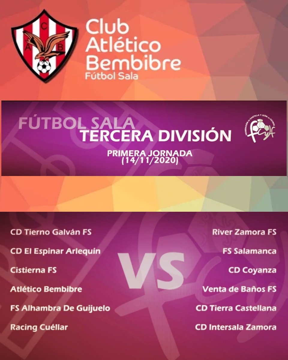 atbembibrefs's tweet photo. Ya tenemos fecha para el primer partido de la liga, será en el "Patarita" contra @VentaSala Emprendemos esta nueva temporada con toda la ilusión y las ganas que merece nuestra afición. Juntos siempre fuimos más fuertes. Vamos Águilas. https://t.co/2IHPJcGNEv