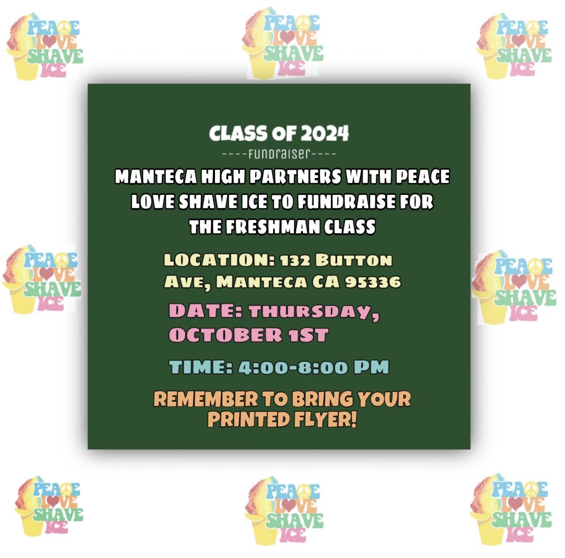 MHSLeadership's tweet photo. It’s HOT🔥 Go get a Shave Ice and support the Freshman Class from 4-8!!!! https://t.co/McV7YxE3ch