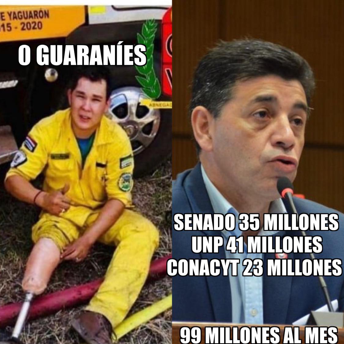 Miren lo que gana Ríos al mes.