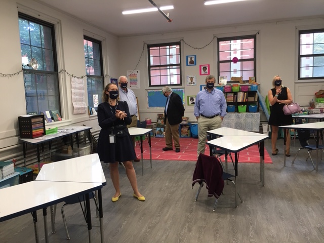 ECSchoolofEd's tweet photo. A special tour!! We @ECSchoolofEd are proud of @MissionGrammar and happy to see all the building renovations.  Congratulations. We @EmmanuelCollege congratulate you for your commitment to your scholars and educating for life. @CSOboston @BostonSchools @ECMission @NDSchools https://t.co/41mPNSUrmK