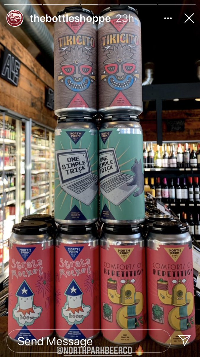 ChewYourBeer's tweet photo. Great... I go #PerfectOctober #SoberOctober and @thebottleshoppe gets awesome deliveries... 🤦🏽♂️ it’s going to be a struggle 😫 https://t.co/lusrbC6X0I
