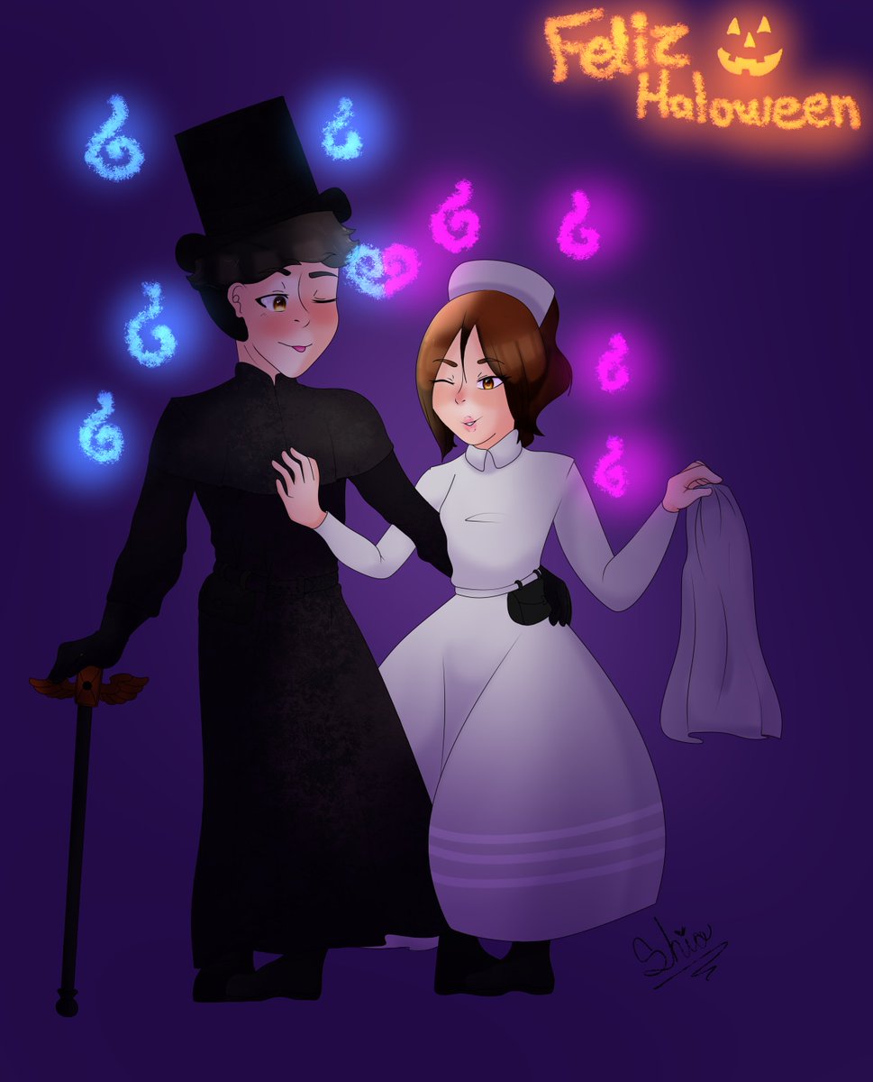 shiorigiaro's tweet photo. comencemos el mes de las brujas 🎃👻🎃 https://t.co/LRK5dhagfG