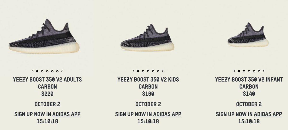 yeezy boost 350 v2 kids carbon