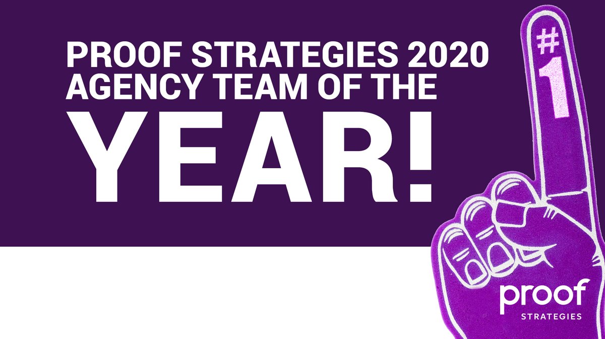 get_proof's tweet photo. We’re used to helping our clients hit home runs but this time the spotlight is on us! Thank you, Canadian PR Society, for naming Proof Strategies 2020 Agency Team of the Year! We’re delighted! #ethicalPR #CPRSAwardsofExcellence https://t.co/qA7FmWbdME https://t.co/fjPcYYPtD1