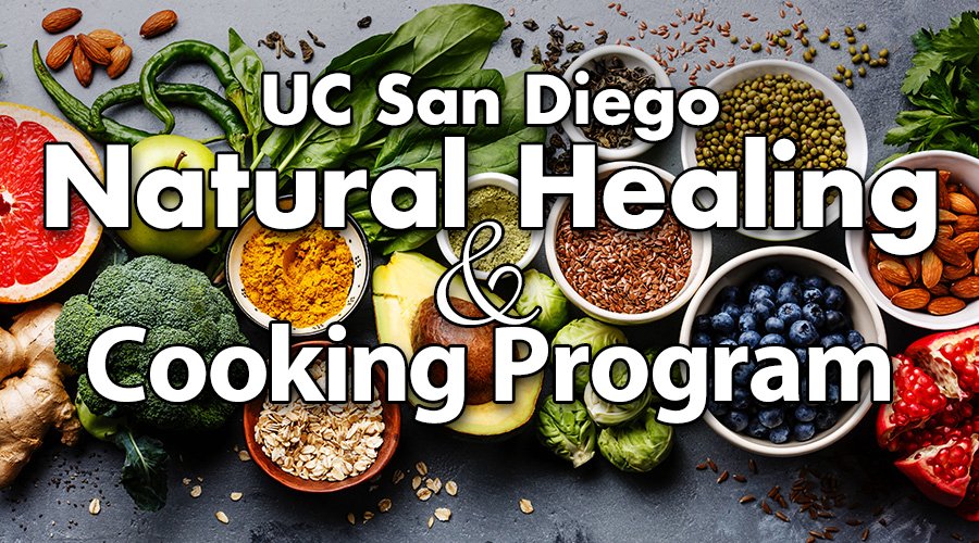 Join us! ONLINE Hands-On Cooking Classes with UC San Diego Natural Healing &amp; Cooking Program. - mailchi.mp/2066d3f3aaeb/m… Experience live cooking classes teaching proven, practical and delicious ways to renew the body from the inside-out.
