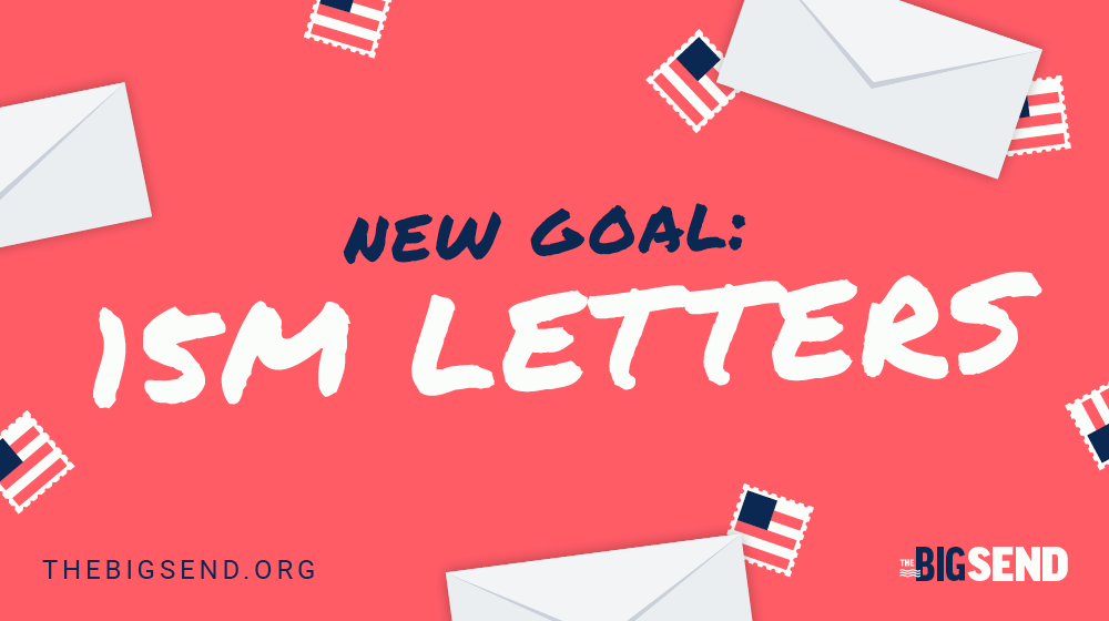votefwd's tweet photo. 🎉 10 MILLION LETTERS 🎉 Thank you, and congratulations on this incredible milestone! When we started, 10 million felt like a huge stretch. Now, we know we can do more. We're aiming for 15 million letters for #TheBigSend on Oct. 17. Stay tuned for details, and thank you again! https://t.co/YCwe4Bd7io