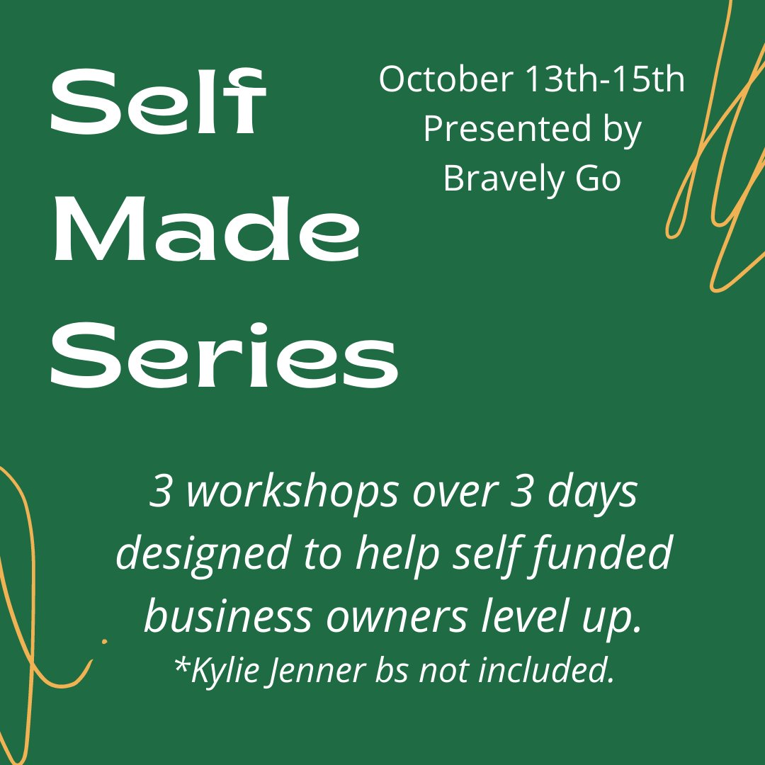 Wanna start a biz? Check out former Lola speaker @bravelygo's self made series! 
eventbrite.com/e/self-made-se…