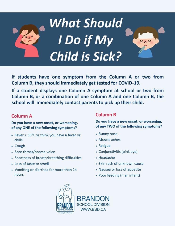 OKelly_BSD's tweet photo. Wondering what to do if your child is sick? https://t.co/xjWi1byOyR