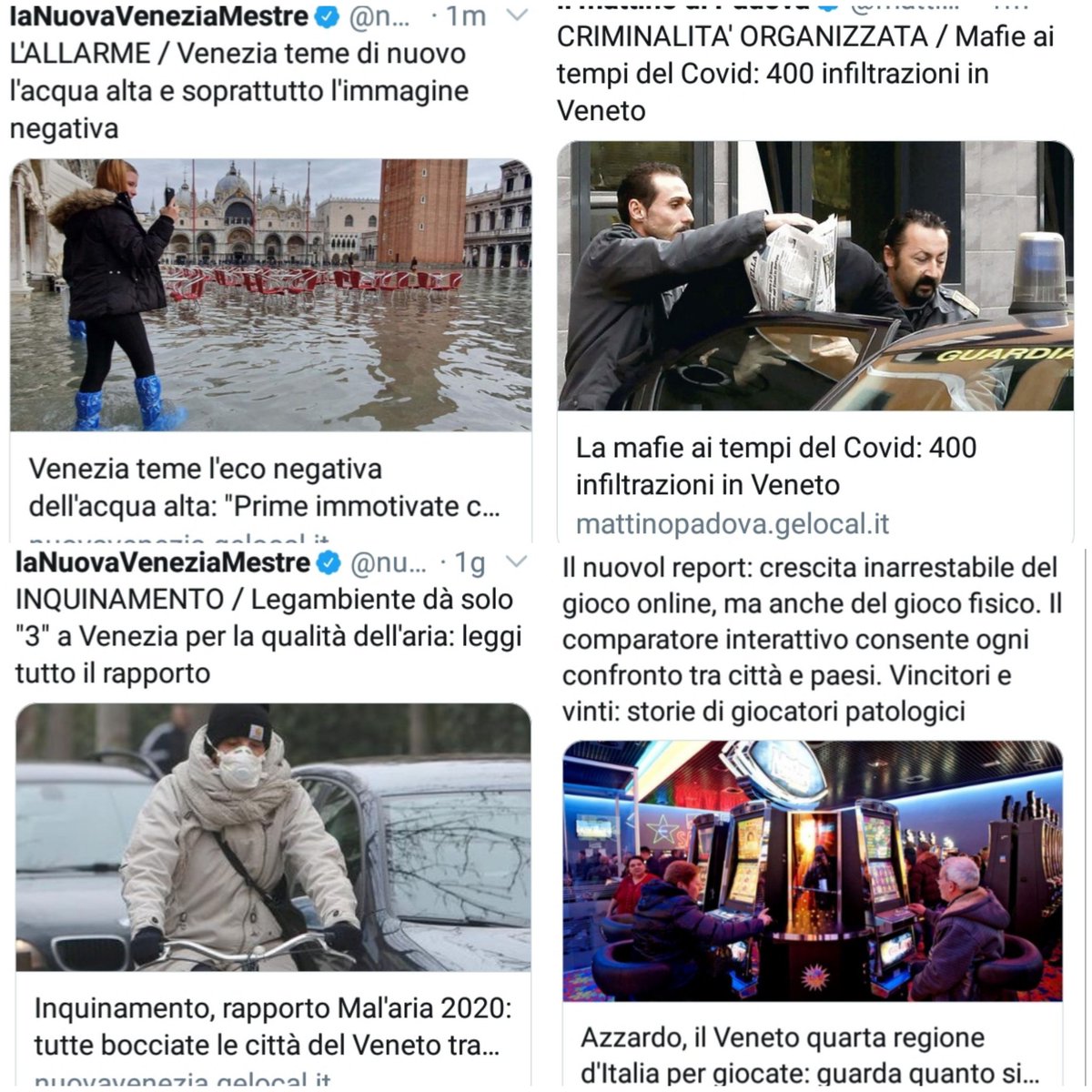 acqu_marina's tweet photo. https://t.co/sCThmBmYc2

Arriveranno...senz'altro arriveranno gli "echi negativi" della scelta fatta dai Veneti di votare per un "immagine" 
L'icona #Zaia non risolverà i tanti problemi del #Veneto 
Lui e #Lega non sono all'altezza
Più #Autonomia con questi soggetti è follia! https://t.co/KR9mALZaGV
