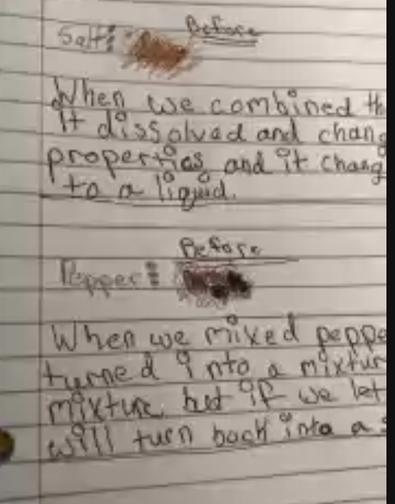 rogersstac's tweet photo. @classroomrusch and her 5th grade scientists @SpenceAISD were hard at work predicting, observing and  discussing what happens when various substances  are mixed with water. @STARS_902 #ClutchScience #AldineAnywhere https://t.co/BFV7yemOfT