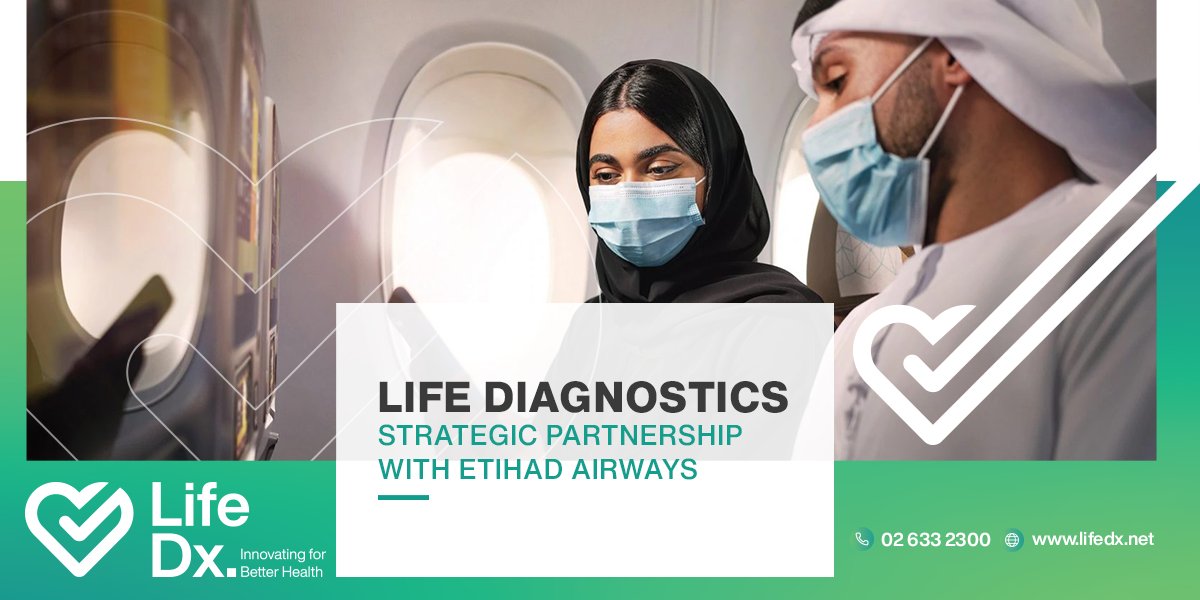LifeDx's tweet photo. We are delighted to announce our strategic partnership with @etihad to manage their passengers’ COVID-19 PCR testing requirements on all flights departing Abu Dhabi from today until 31 December 2020. #etihadairways #etihad #lifedx #lifediagnostics #abudhabi https://t.co/3V4iuAIdbu