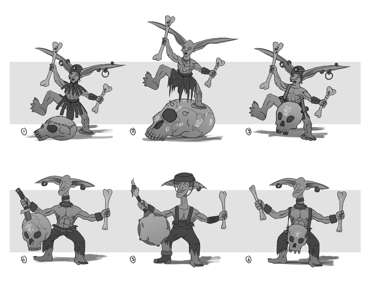 ReneKovacArt's tweet photo. Some further progress on the Goblin character. Some refined sketches π½
#art #characterart #characterdesign #goblin #goblincharacter #characterdevelopment #fantasyart #artistontwitter #digitalart #charactervariations https://t.co/KnK6RSsMhT