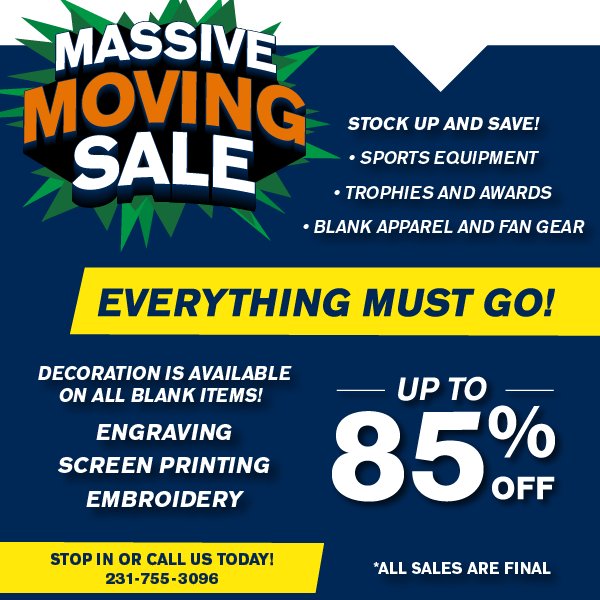 The sale started TODAY! Stock up and save. ‼️💵
Name brand apparel like Nike, Adidas, &amp; Under Armour are discounted.  

mailchi.mp/e442a5ba094e/m…