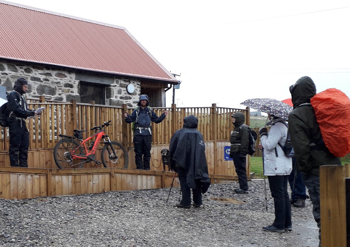 CouncilRanger's tweet photo. 🌧️but brilliant training day with #Dornell Ranger Service. Sharing skills, knowledge and experiences on biodiversity and visitor management issues.
E-bike for patrols🤔🚵♀️
@SCRA #alwayslearning #peatlands #biodiversity https://t.co/oECpeKqGhQ