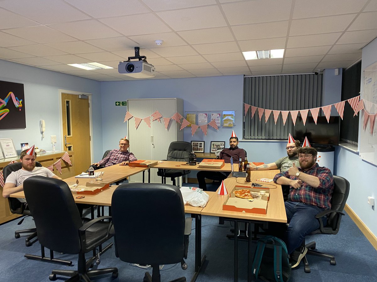 PurpleFrogSys's tweet image. Team ‘Bring back Vista’ enjoyed the #sqlbits2020 #sqlbits pub quiz coming 16th out of 103!🍕🍺 🐸
