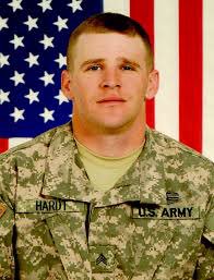 13) But those three, as well as Sgt Ty Carter and Sgt Brad Larson, got stuck in the truck. The incoming enemy fire was relentless. Back at a barracks, Sgt. Josh Hardt volunteered to get in a truck to try to save them.