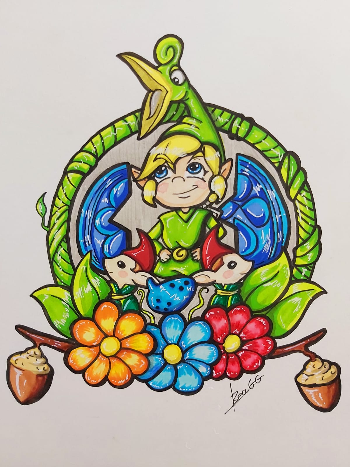 Link  Legend of zelda, Zelda tattoo, The minish cap