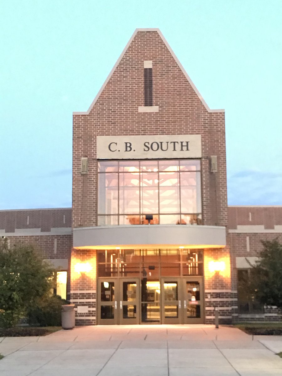 Great day to be a Titan! So happy to welcome our students back to the building. #cbsouth
