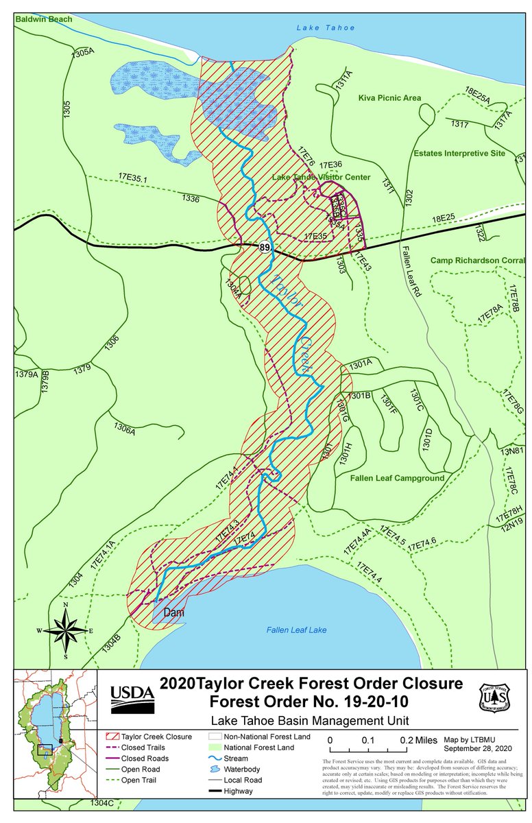 Lake Tahoe USFS tweet media