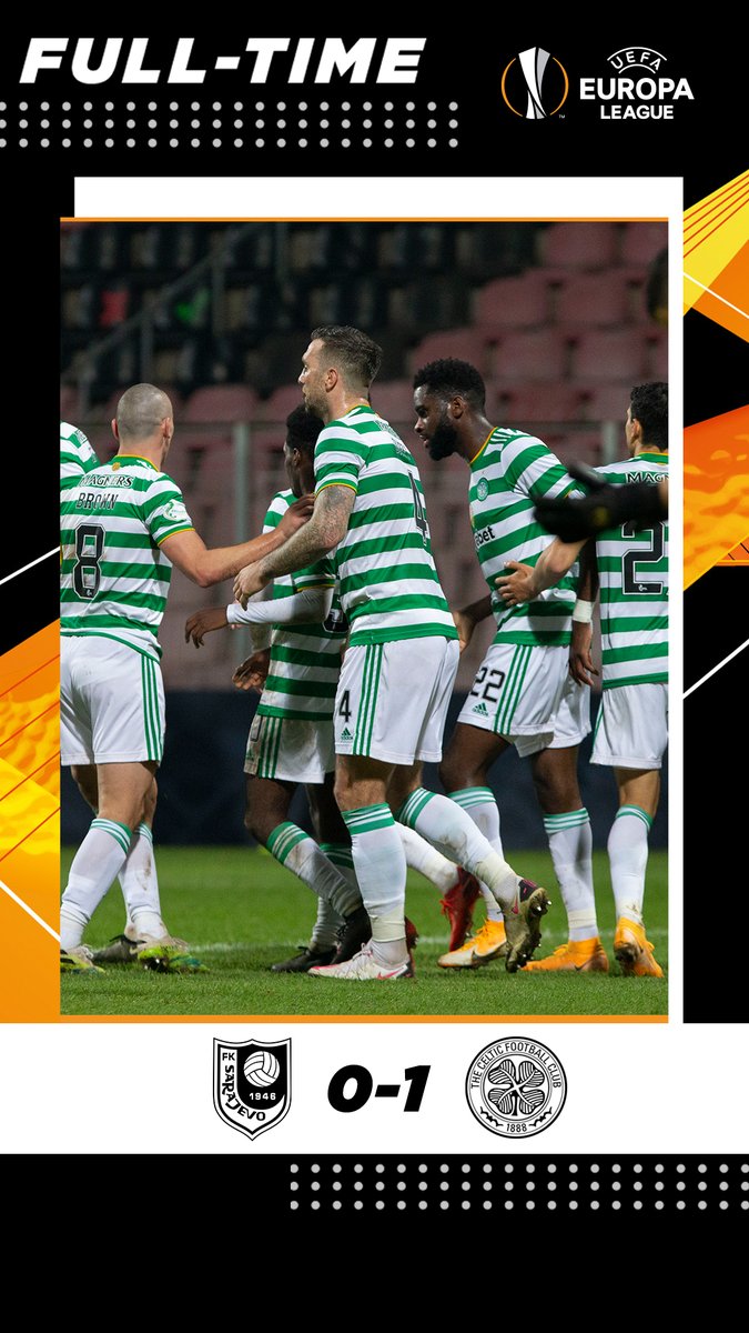 CelticFC's tweet photo. ๐ขโช๏ธ ๐๐ข๐ฌ๐๐๐ ๐
The Hoops are through to the #UEL group stage! ๐ https://t.co/hBMqKYOrlj