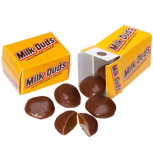 Kevin- Milk DudsCarmel. Chocolate. It should be good but it just isn’t. The Candy form of that sad trombone “wha wha whaaaa” noise. Disappointing and yes this season, a dud. If you put this in my bag my shoulder are gonna slump about 2 feet.  #bb22